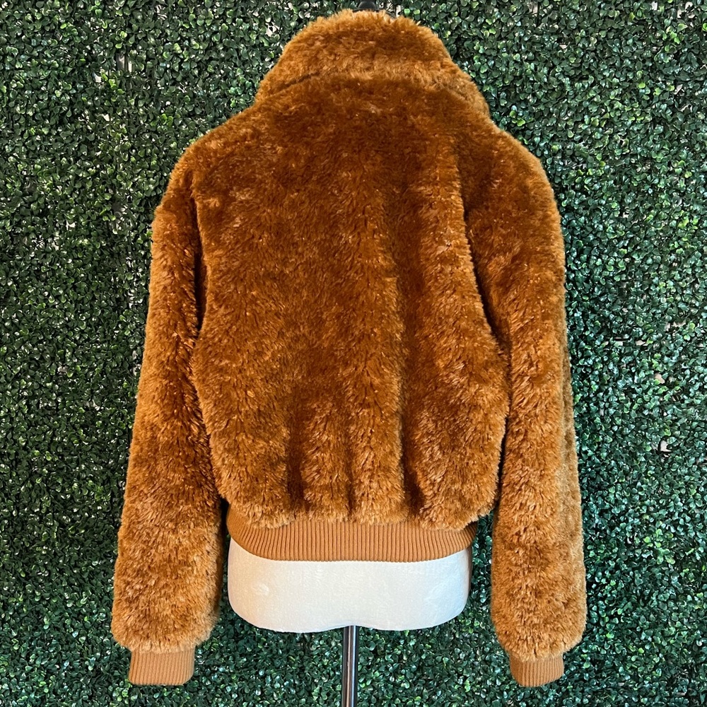 NWT RAG & BONE Nikki Wool Cashmere Shearling Bomber Jacket Size S - Picture 3 of 15